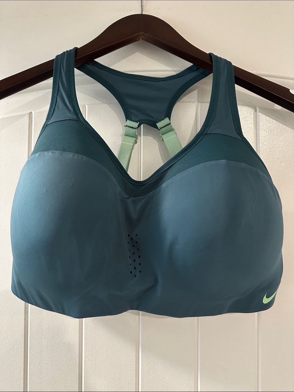 Nike Teal and Mint Adjustable Racerback Sports Bra